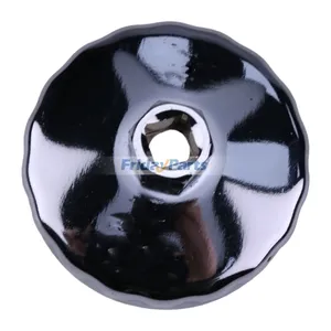 906 86mm 18 Flute Oil Filter Cap Wrench Socket Removal Tool Heavy-Duty Steel Construction for Automotive Industrial Agricultural — 4