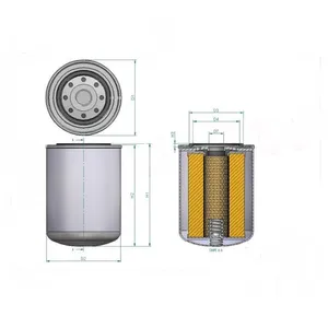 Oil filter / Filtre d’huile moteur Renault marine Couach — 12