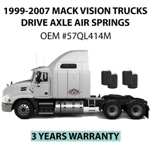 4X MVP AirSprings/ Bag Compatible with 1999-2007 Volvo Mack Trucks…