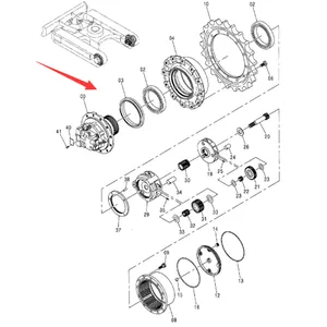 Travel Gearbox With Motor 9224241 for Hitachi Excavator ZX70 ZX75UR ZX80LCK ZX85US-HCME — 2