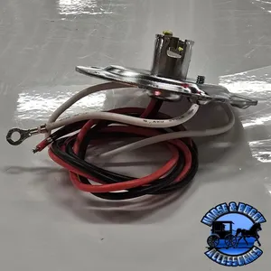 LIGHT BULB HOLDER FOR 3.5" GLASS LIGHT, (3 WIRES 1157) #92499 — 2