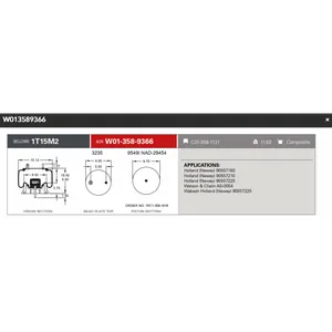 Firestone Airsping for Neway Holland Trailer Watson & Chalin Trailer