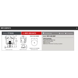 Firestone Airspring 9473 for Holland (Neway) 90557152