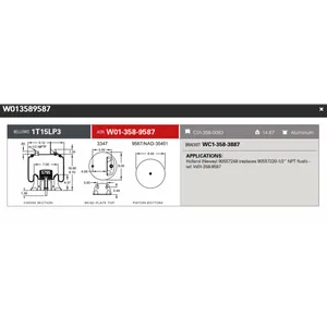 Firestone Airspring 9587 for Holland (neway ) 90557248