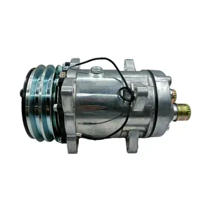12V 2PK 132mm SD7H15 A/C Compressor 4617 9705764 for New Holland Tractor 9030V 9384 9884 9484 9280 9684 9880 — 2