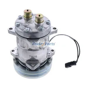 SD7H15 A/C Compressor 97179C2 for CASE Wheel Loader 921 821 621 821B 721B 621B Tractor 1150E 1155E 850E 850G 855E — 3