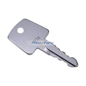 10 Pieces Ignition Key 974 2820-00003-0 for Sakai Asphalt Roller Compaction Equipment Compactor Loader Skidder Tractor Forklift — 4