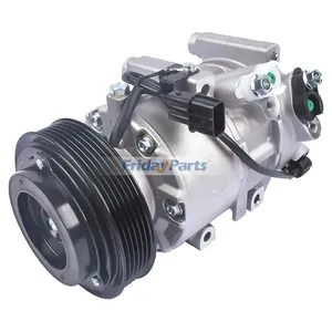 12V DVE12 6PK 125MM A/C Compressor 97701-1R100 for 2012-2017 Hyundai Accent Kia Rio 1.6L