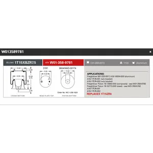Firestone Airspring 9781 for Freightliner #1619466000
