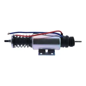 24V Shutdown Solenoid Valve 98423938 8112462 for New Holland Loader FR130 FR160 FR220 FR130.2 FR160.2 FR220.2 Fiat Hitachi Excavator FH120 FH200 FH400 — 3