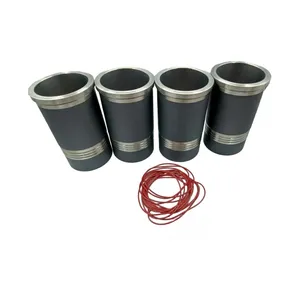 4 Pcs Cylinder Liner 9884842 for Liebherr Engine D924 D924TI D924TIE Excavator 904 914 924 934 944 954B