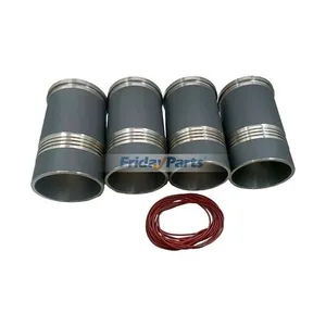 4 Pcs Cylinder Liner 9884842 for Liebherr Engine D924 D924TI D924TIE Excavator 904 914 924 934 944 954B — 2