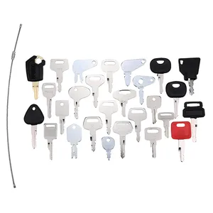 27 Pcs Ignition Key for Komatsu CASE Caterpillar CAT JCB Volvo Heavy Construction Equipment — 4