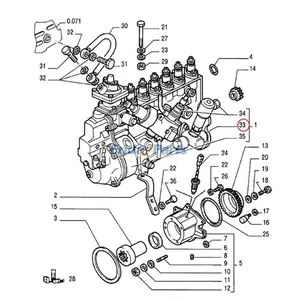 Fuel Pump 9970192 for New Holland Loader FR220.2 Dozer FD255 Forage Harvester FX25 FX45 — 6