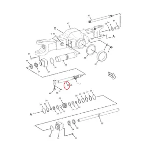 Tie Rod Assembly 9R-2842 for Caterpillar CAT 3054 Engine 416 416B 426 426B 428 428B 436B Loader — 5