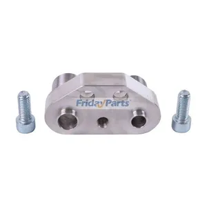 A/C Compressor Adapter for Sanden SD7B10 7176 made of Billet Aluminum — 2