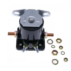 12V 100A 4-Terminal Starter Solenoid A21481 A57069 for CASE Engine 188 A301D Tractor 1030 430 530 700 800 900 930 940 1150 1170