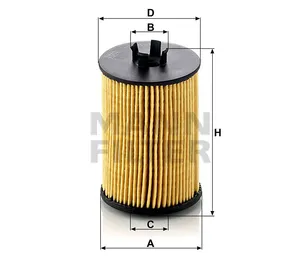 Ölfilter Original MANN-FILTER HU612/1x - Vergleichsnummer Mercedes-Benz… — 2