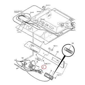 Blower Switch A42622 for CASE 590 855C 855D W11 W11B 1896 — 5
