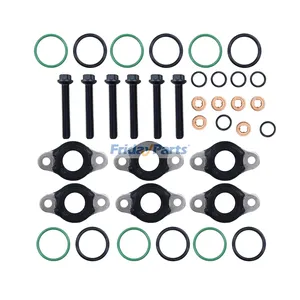 6 Pieces Injector Seal Kit A4600700887 A4600700487 for Detroit Engine DD15