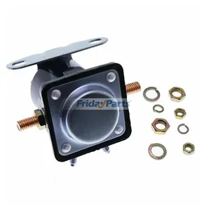12V 100A 4-Terminal Starter Solenoid A21481 A57069 for CASE Engine 188 A301D Tractor 1030 430 530 700 800 900 930 940 1150 1170 — 4