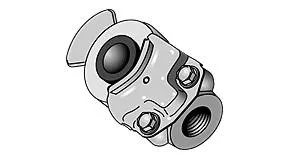 Haldex A77770 Hose Coupler (Gladhands) — 3