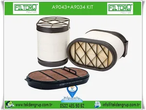 A9043-A9034 KIT HAVA FİLTRESİ FİLTORQ A9043