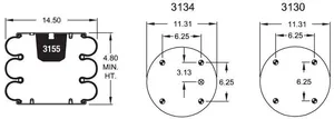 7838 Air Bag ABSP3B32RA-7838