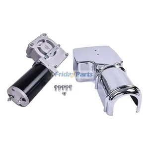 60:1 12V 1.2HP 900W Dump Truck Tarp Motor With Chrome Cover — 5