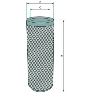 Fleetguard Luftfilter passendes Sekundärelement AF25618 AF25957 — 2
