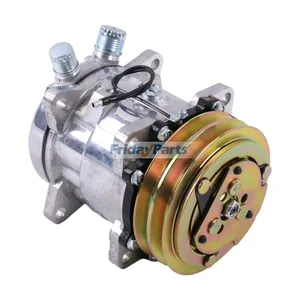 Aftermarket Frigair 920.10072 5072 12V 2PK SD5H09 A/C Compressor — 9