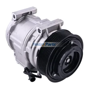 10PA15C 12V 8PK A/C Compressor AL176858 for John Deere Loader 318D 319D 320D 323D 326D 328D 329D 332D 333D Combine C120 C230 C240 C440 W210 W430 — 5