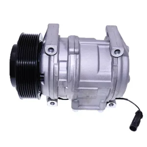 10PA15C A/C Compressor AL176858 for John Deere Loader 318D 319D 320D 323D 326D 328D 329D 332D 333D — 3