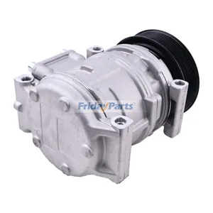 10PA15C A/C Compressor AL176858 for John Deere Tractor 1654 1854 2054 2104 5620 5720 5820 6130 6230 6330 6430 6530 6534 6630 6830 6930 7130 7230 7330 — 6