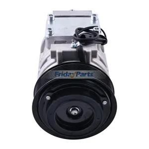 10PA15C A/C Compressor AL176858 for John Deere Tractor 1654 1854 2054 2104 5620 5720 5820 6130 6230 6330 6430 6530 6534 6630 6830 6930 7130 7230 7330 — 2