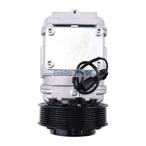 10PA15C A/C Compressor AL176858 for John Deere Tractor 1654 1854 2054 2104 5620 5720 5820 6130 6230 6330 6430 6530 6534 6630 6830 6930 7130 7230 7330 — 3
