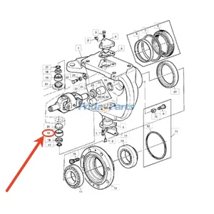 Roller Bearing AL63617 for John Deere Tractor 1550 1640 1641 1850 1950 2040 2250 2350 2550 2650 — 7