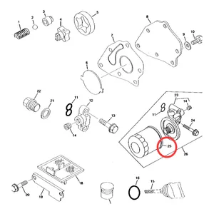 Oil Filter AM107423 for John Deere Tractor LX172 LX173 LX176 LX178 LX186 LX188 LX277 LX279 — 5