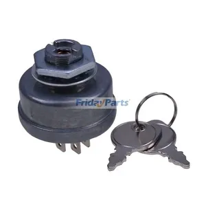 5 Terminal 3 Position Ignition Switch With 2 Keys AM102551 AM34872 for John Deere S80 S82 S92 R70 R75 R92 65 66 68 70 21P 100 108 111 111H 112H 1170 — 4