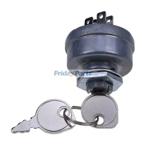 5 Terminal 3 Position Ignition Switch With 2 Keys AM102551 AM34872 for John Deere S80 S82 S92 R70 R75 R92 65 66 68 70 21P 100 108 111 111H 112H 1170