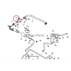 Fuel Filter AM117584 for John Deere Tractor X720 X724 X728 X729 X730 X734 X738 X739 — 11