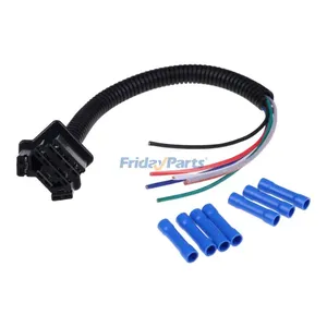 Key Switch Wire Harness Repair Kit AM133597 for Briggs & Stratton CV15S CV23S CV490S Kawasaki FH500V FS730V Engine John Deere X350 X300 L110 D110 S240 Tractor — 2