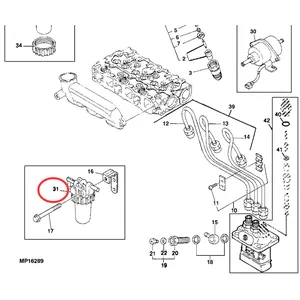 Fuel Filter AM875142 for John Deere Mower F915 2243 2653A 2653 Tractor 655 330 332 755 756 855 856 Loader 3375 375 — 7