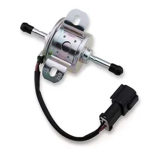 AM876266 AM876207 Aftermarket 12V Electric Fuel Pump with White Plug for John Deere 332 430 655 756 — 2