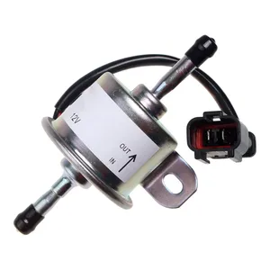 AM876266 AM876207 Aftermarket 12V Electric Fuel Pump with White Plug for John Deere 332 430 655 756 — 4