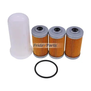 5 Pieces Filter Kit CH15553 CH10060 AM876411 for John Deere Engine 3009 3012 3015 4019 4020 Tractor 1250 2020 2030 415 425 770 Mower 1435 2500 2653A