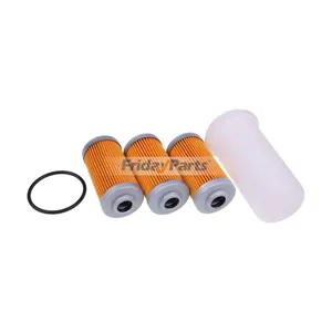 5 Pieces Filter Kit CH15553 CH10060 AM876411 for John Deere Engine 3009 3012 3015 4019 4020 Tractor 1250 2020 2030 415 425 770 Mower 1435 2500 2653A — 2