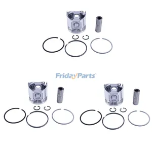 Piston & Piston Ring Set AM878606 for Yanmar Engine 3TNE84 4TNE84 Tractor 4300 4500 4600 — 2