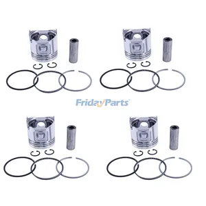 Piston & Piston Ring Set AM878606 for Yanmar Engine 3TNE84 4TNE84 Tractor 4300 4500 4600