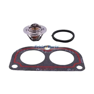 Thermostat and Gasket Kit AR48675 for John Deere Tractor 2640 4955 6320 8100T Loader 640E 740A Harvester 9100